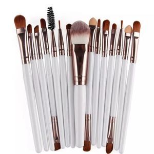 MAANGE Pro 15Pcs Makeup Brushes Set Eye Shadow Fou